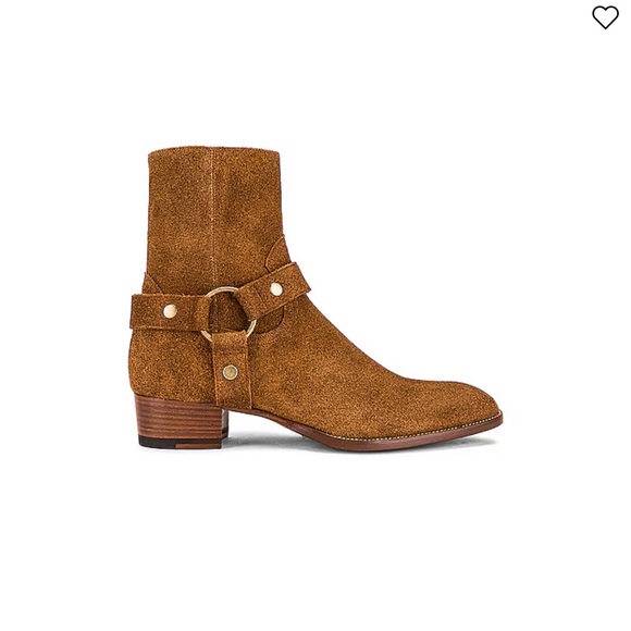 Men’s Saint Laurent Wyatt Suede Leather Boot Size:EU 44/US10 - Picture 1 of 6